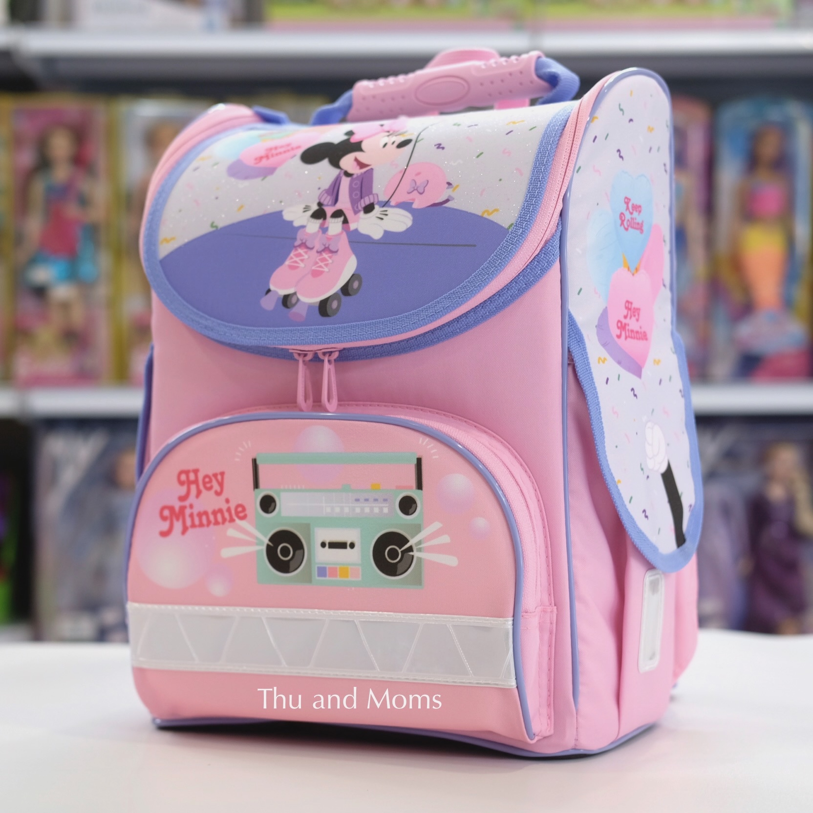 Ba lô cặp sách Tiger Family siêu nhẹ chống gù lưng Minnie