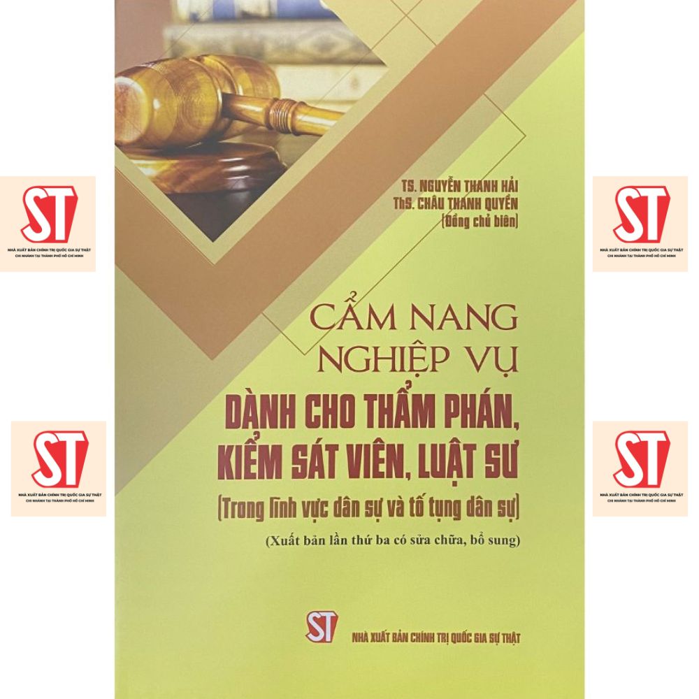 Cẩm nang nghiệp vụ dành cho thẩm phán, kiếm sát viên, luật sư