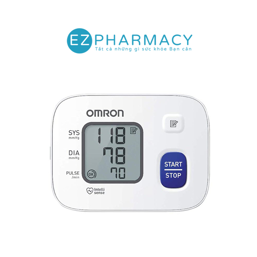 Máy đo huyết áp cổ tay omron hem - 6161 - chính hãng
