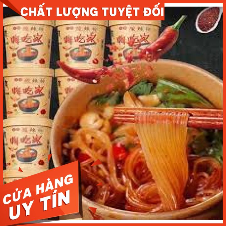 6 hộp miến lạnh chua cay trùng khánh hộp 102g, hàng nội địa trung,1 thùng 6 hộp miến chua cay trùng khánh,miến chua cay trùng khánh mẫu mới nhất,miến trùng khánh ăn liền