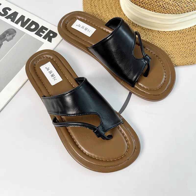 Dép xỏ ngón nữ đế bằng Sunny cực đẹp,Dép nữ da mềm đi chơi, đi biển rẻ đẹp mẫu mới siêu hot 2023