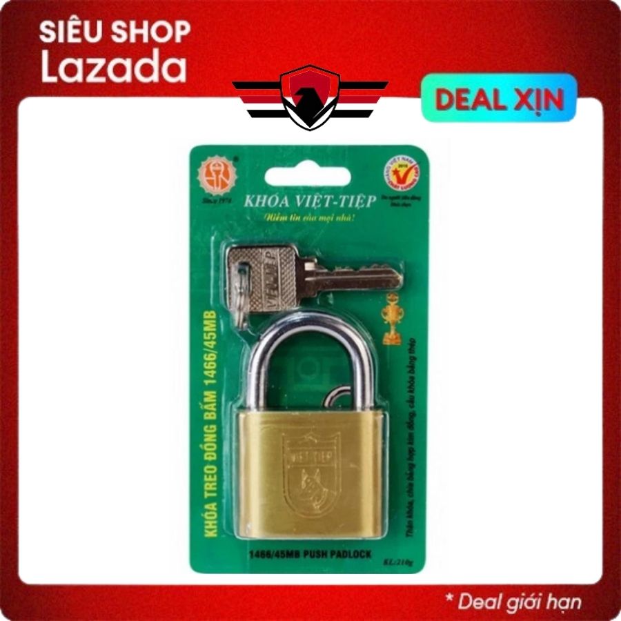 Ổ khoá việt tiệp loại lớn 89 x 62 ống phi 12mm - Huy tưởng