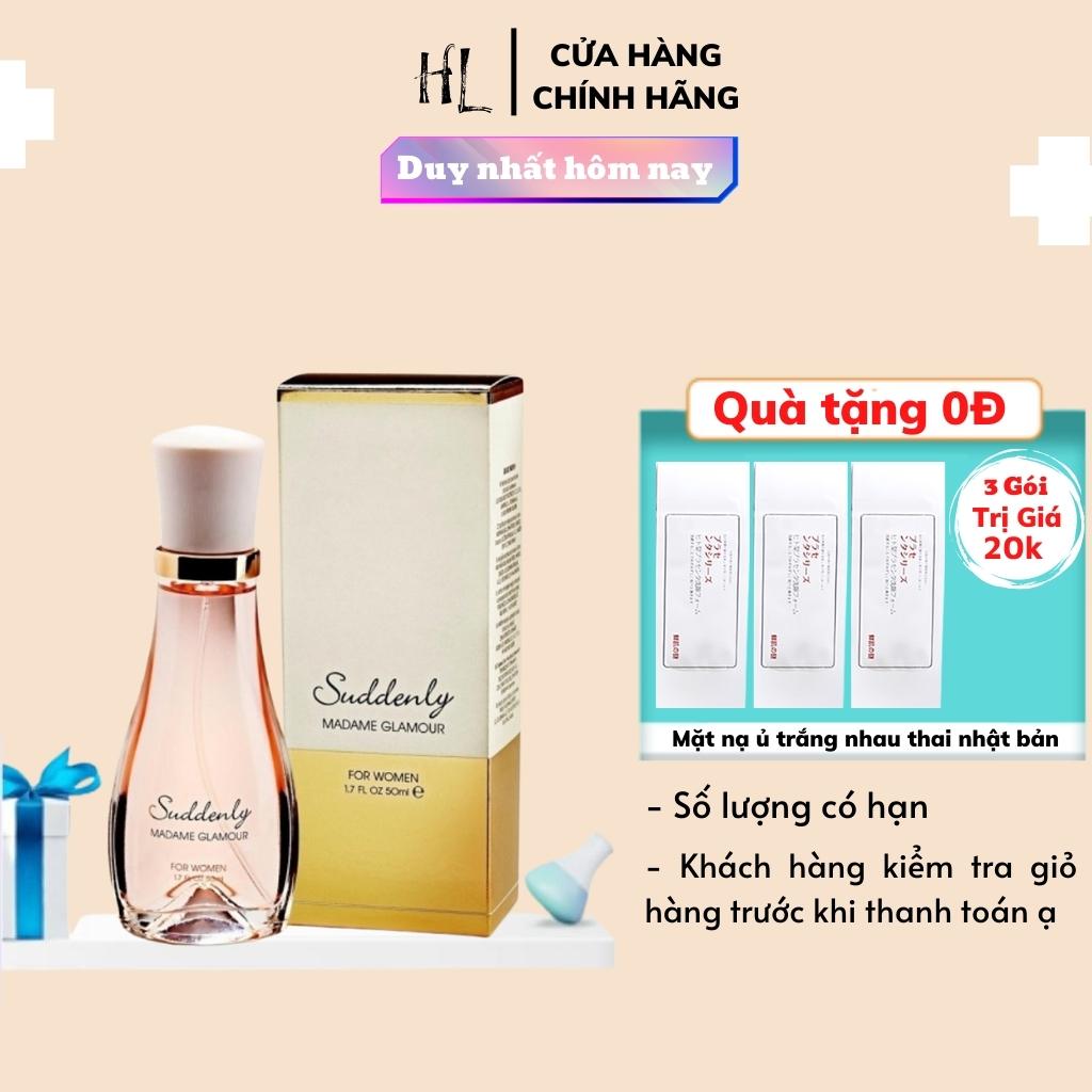 Nước hoa nữ thơm lâu  ❤𝑭𝒓𝒆𝒆𝒔𝒉𝒊𝒑❤ Suddenly Madame Glamour Đức 50ml - Sale Chính hãng
