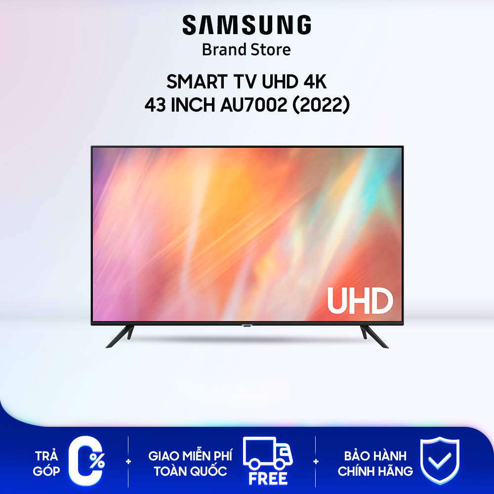 Smart tivi samsung uhd 4k 43 inch au7002