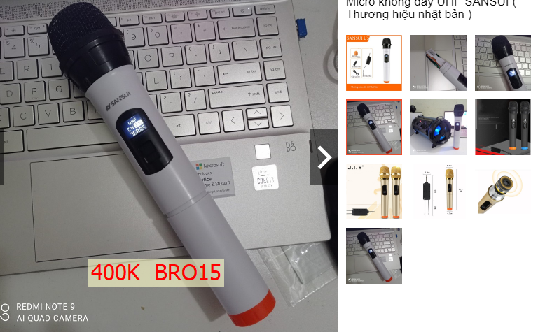 Micro không dây uhf sansui loa kéo am thanh gia đình