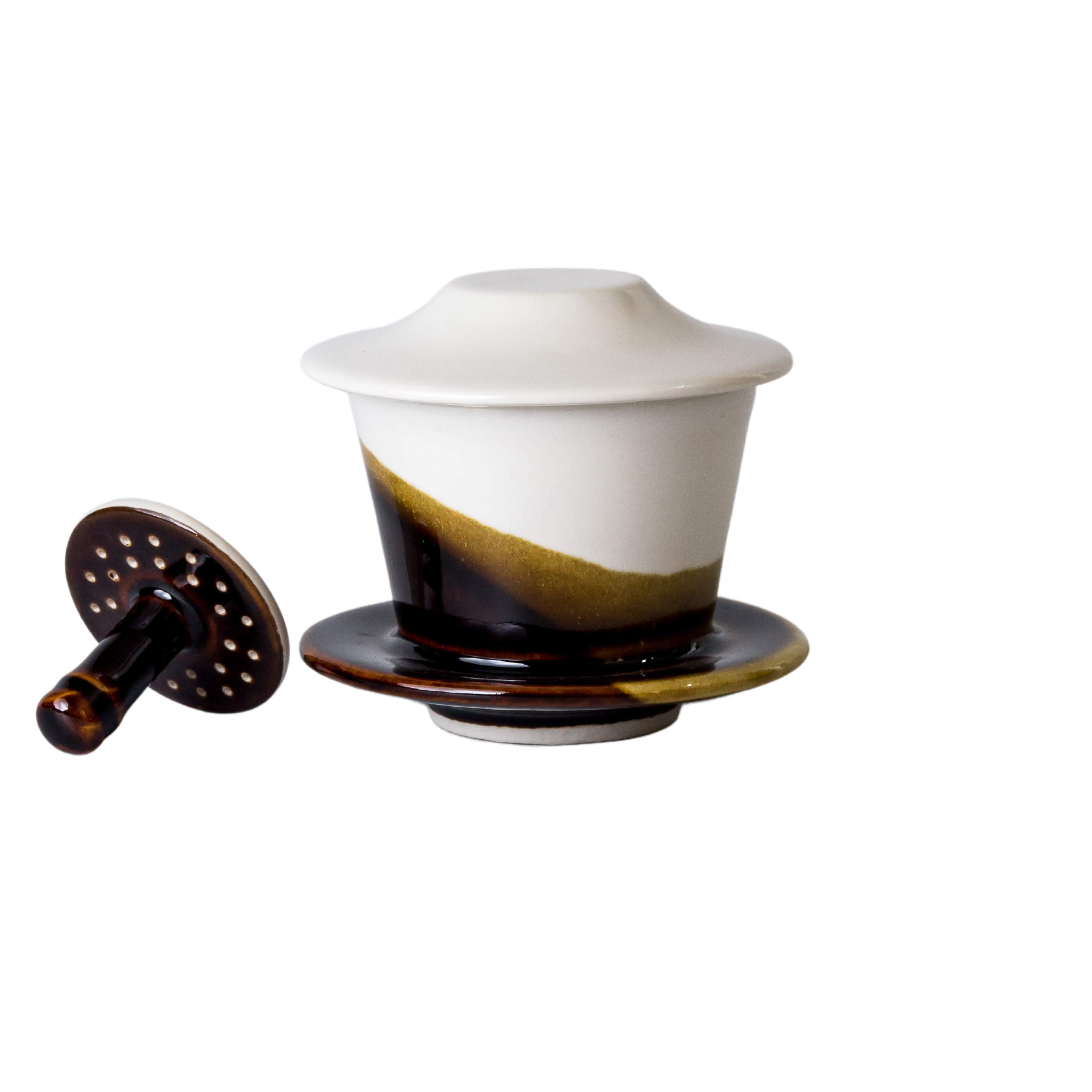Phin cà phê "một cột" - gốm sứ cao cấp - gốm chinh - phin gốm, phin sứ, phin cà phê