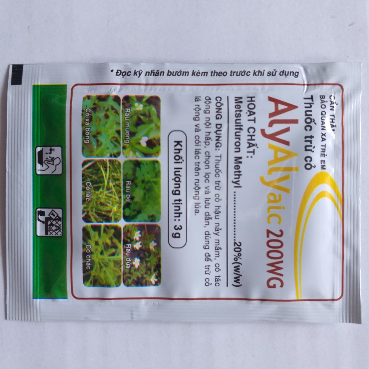 Thuốc trừ cỏ Aly Alyaic 200WG - 8Gr