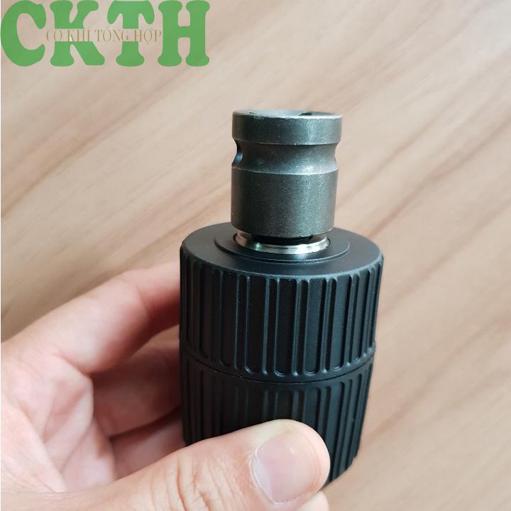 Đầu chuyển bulong sang đầu kẹp mũi khoan 13ly tự động