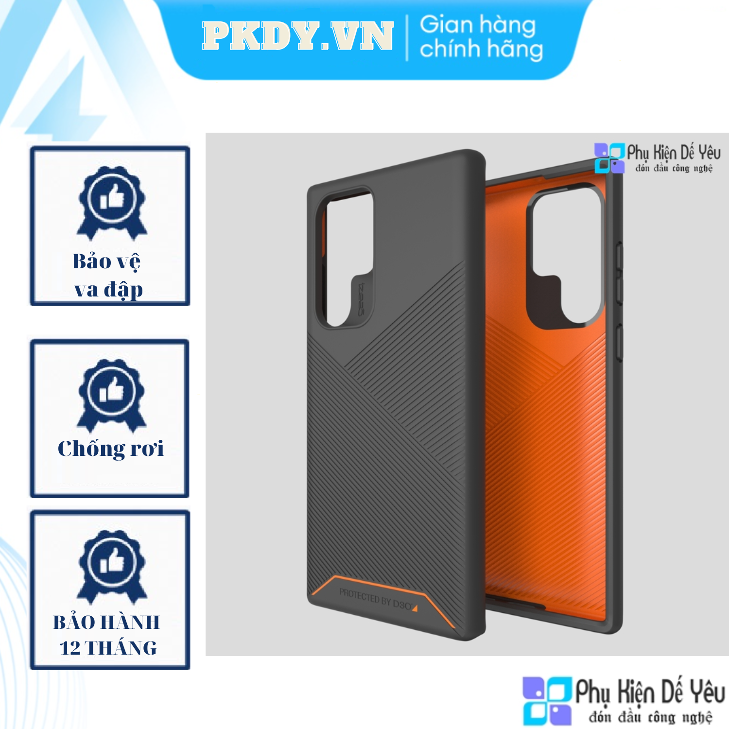 Ốp gear4 denali cho samsung galaxy s22/ samsung galaxy s22 ultra/ samsung galaxy s22 plus