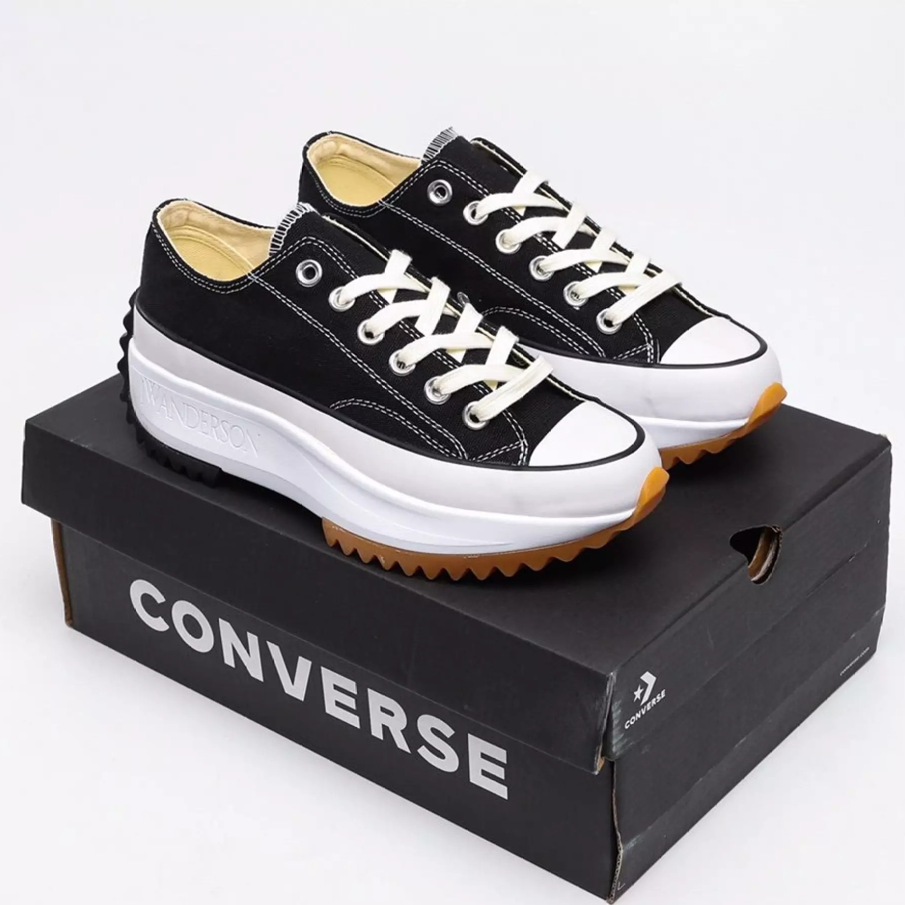 Giày Sneaker Converse Run Star Hike low black