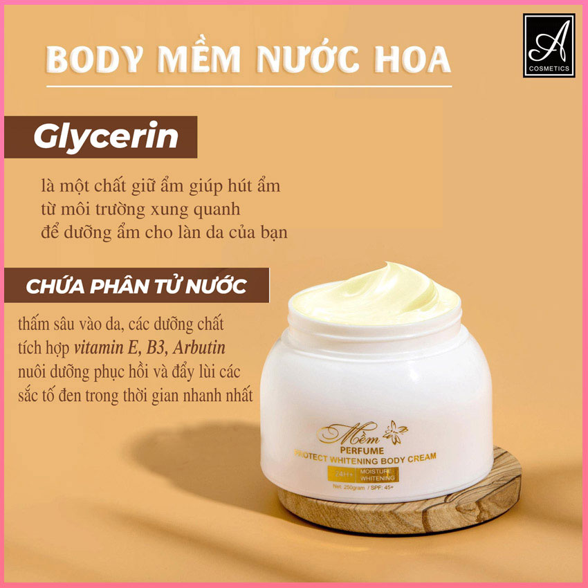 Kem mềm body A cosmetics Phương Anh kích trắng da toàn thân hàng chuẩn