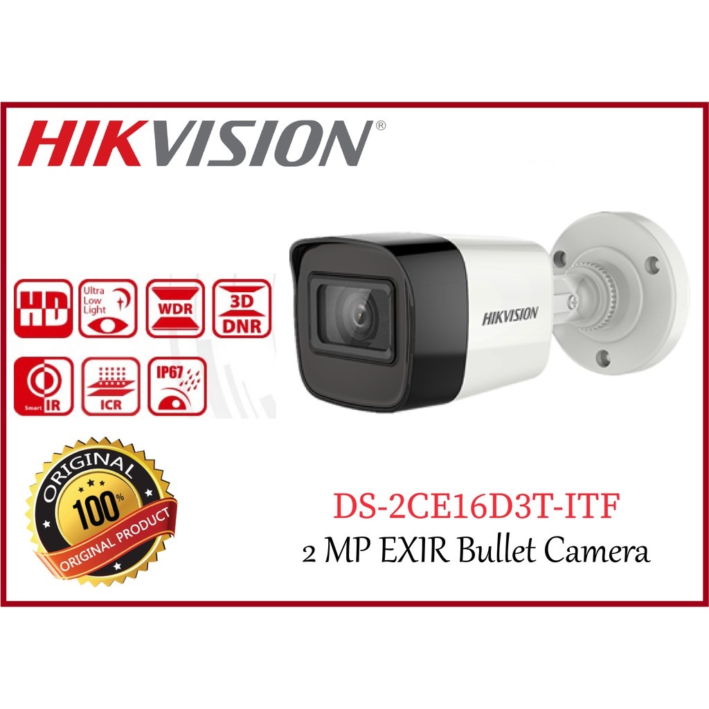 Camera 2mp hikvision ds-2ce16d3t-itf