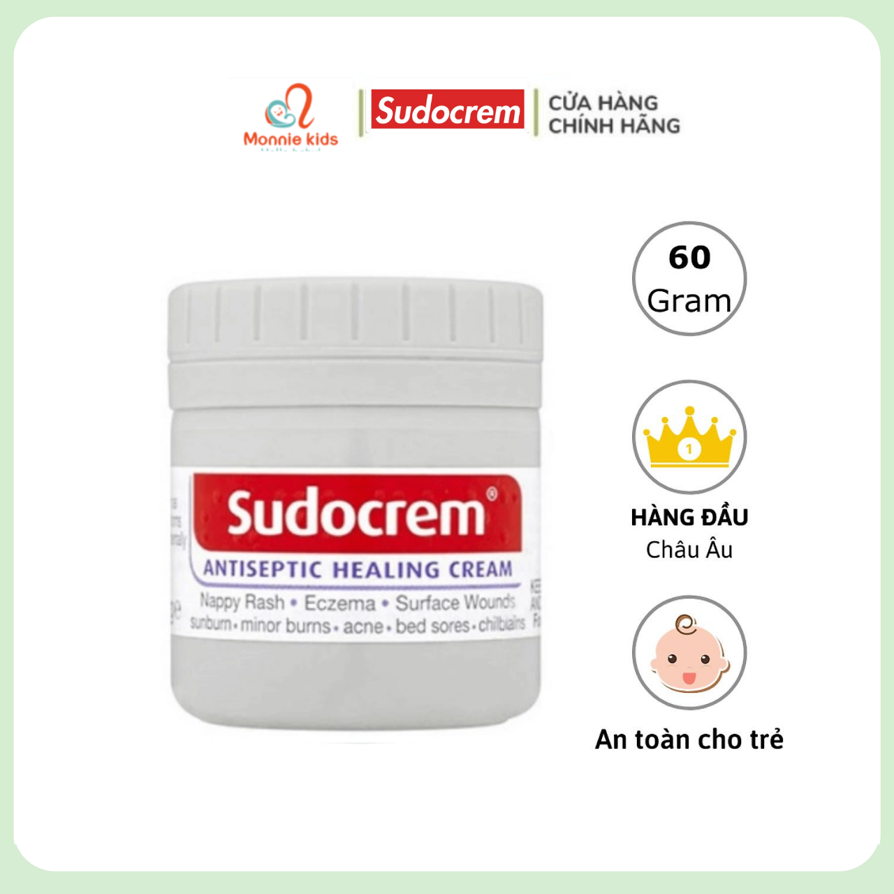 Sudocrem rash relief cream 60g 120g