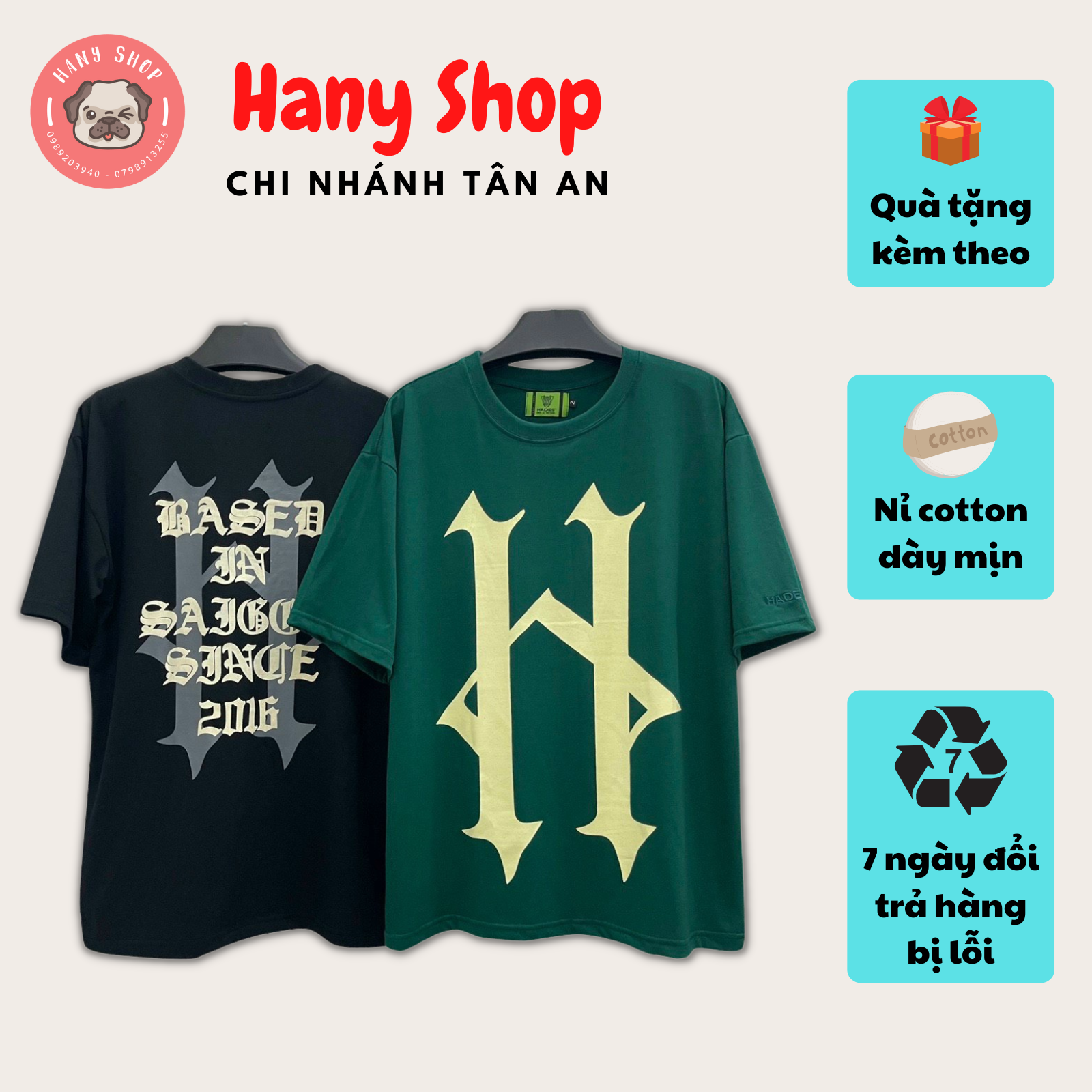 Áo thun Hades Alternative Tee form rộng tay lỡ vải cotton dày mịn full tag Hany Shop Chi Nhánh Tân An AL222