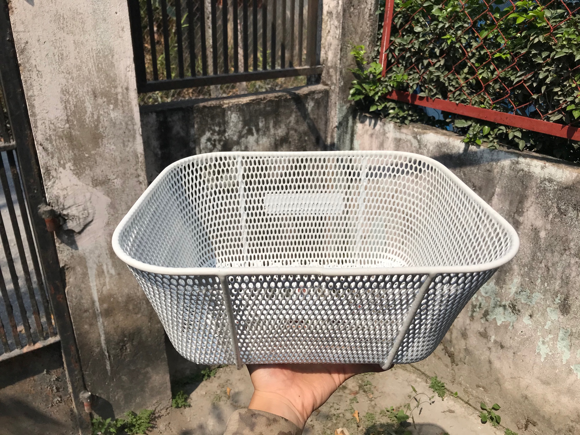 Rổ honda thái lan nhúng nhựa trắng