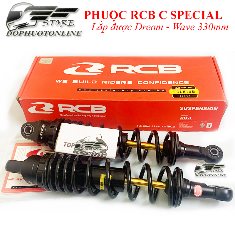 Phuộc rcb c series special ty vàng giảm xóc 335mm wave dream giá 1 đôi