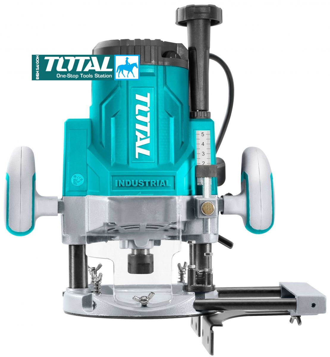 Máy phay gỗ 12mm 6mm 2200w total chính hãng tr11122 tr111226