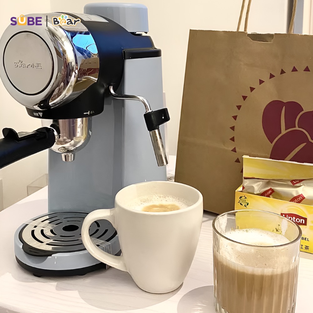 Máy Pha Cà Phê Bear Tự Động Pha Cafe, Pha Espresso Bảo Hành Chính Hãng 18 Tháng CF-B02V1