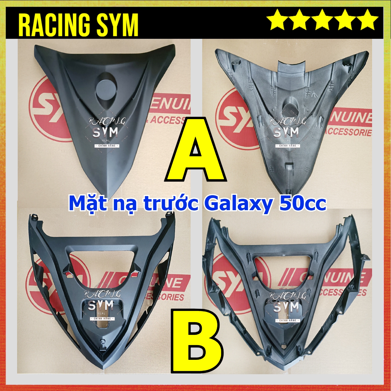 Mặt nạ trước Galaxy 50cc chính hãng SYM