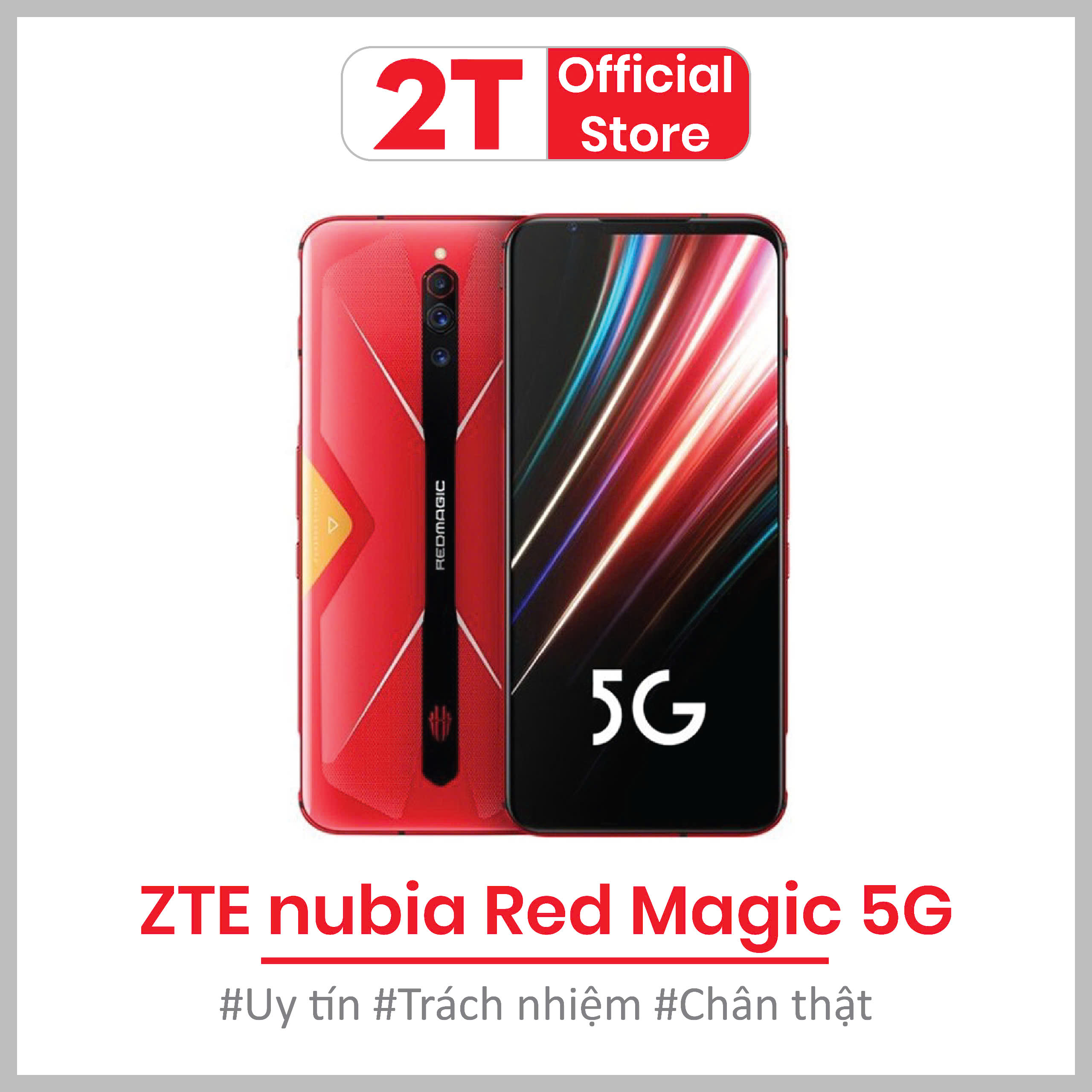 Điện thoại Nubia Red Magic 5 RAM 8/128GB chip Snapdragon 865 5G màn AMOLED 144Hz thiết kế gaming cao cấp hiện đại