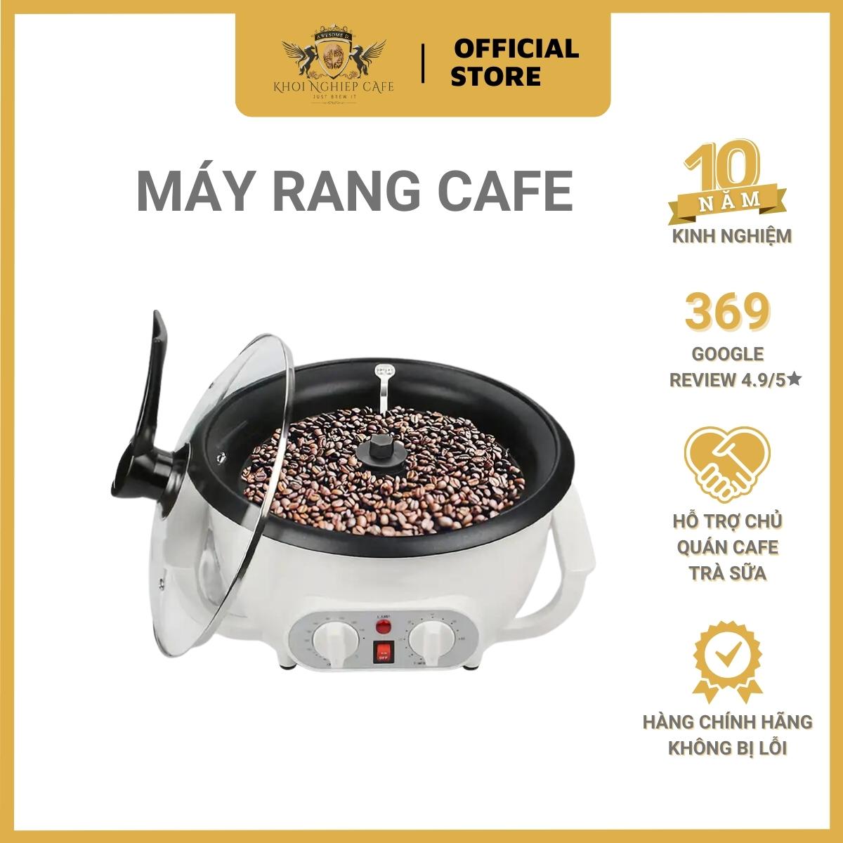 Mini Coffee Roaster Máy rang cafe mini 500g Máy rang cafe gia đình Máy rang cafe kiểu nồi
