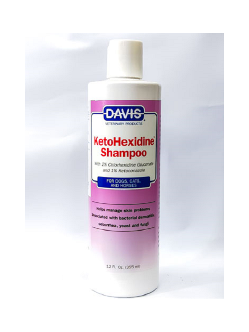 Sữa tắm dành cho chó mèo viêm da Davis Ketohexidine 355ml