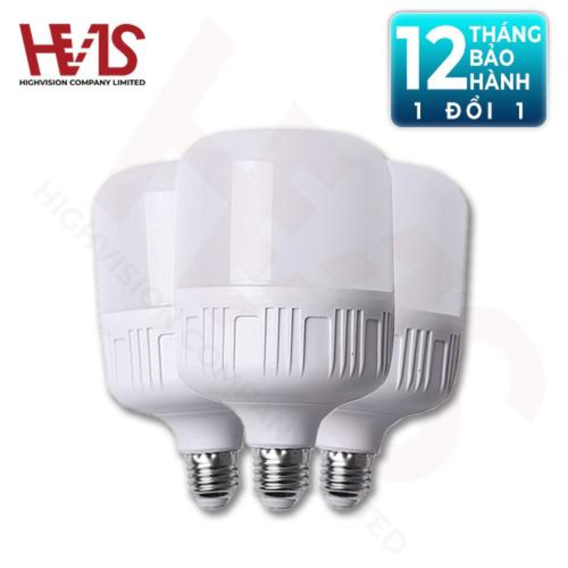 [HCM]Combo 3 Bóng đèn Led Bulb thân trụ 5W-50W  E27 - Ánh sáng trắng - siêu sáng tiết kiệm điện năng