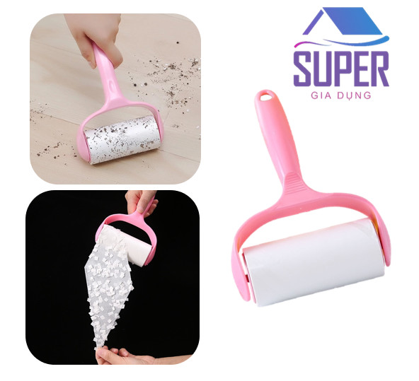 Cây lăn bụi làm sạch quần áo, ga giường, sofa lõi dài 10cm - đa năng tiên dụng