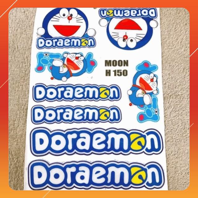 Nguyên Bộ Tem Dập Nổi Mẫu Đôremon Nhiều Chữ