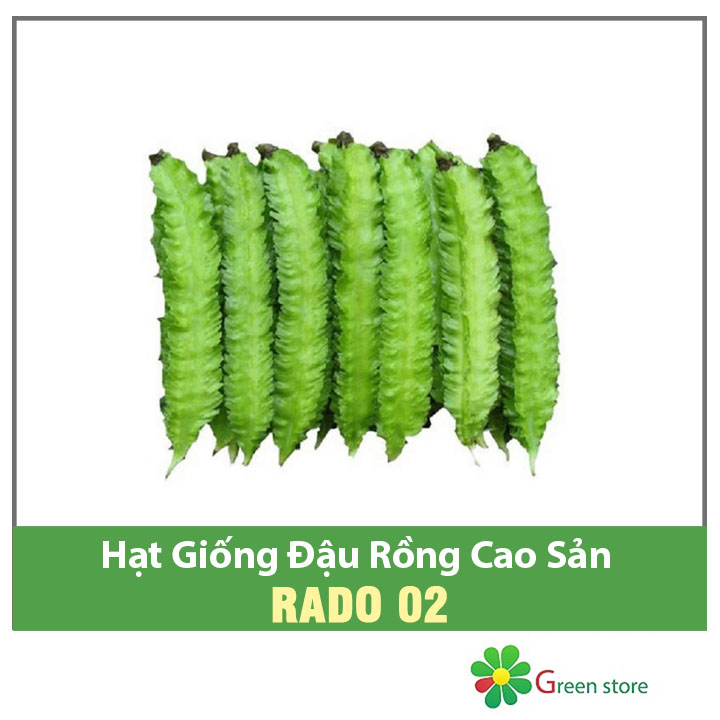 Hạt giống Đậu Rồng Cao Sản Sinh Trưởng Khỏe, Trồng Quanh Năm, Ra Trái Liên Tục (gói 10 gr) - Hạt Giống Rạng Đông