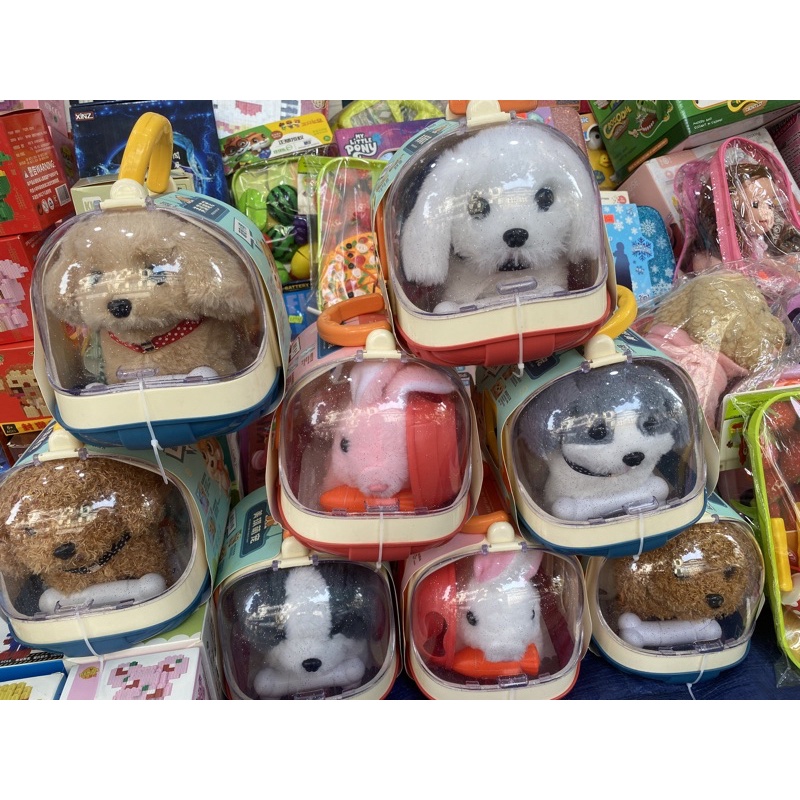 [HÀNG CÓ SẴN] Đồ chơi chăm sóc thú cưng, lồng thú cưng thỏ mèo chó biết đi kèm phụ kiện-Quà tặng sin