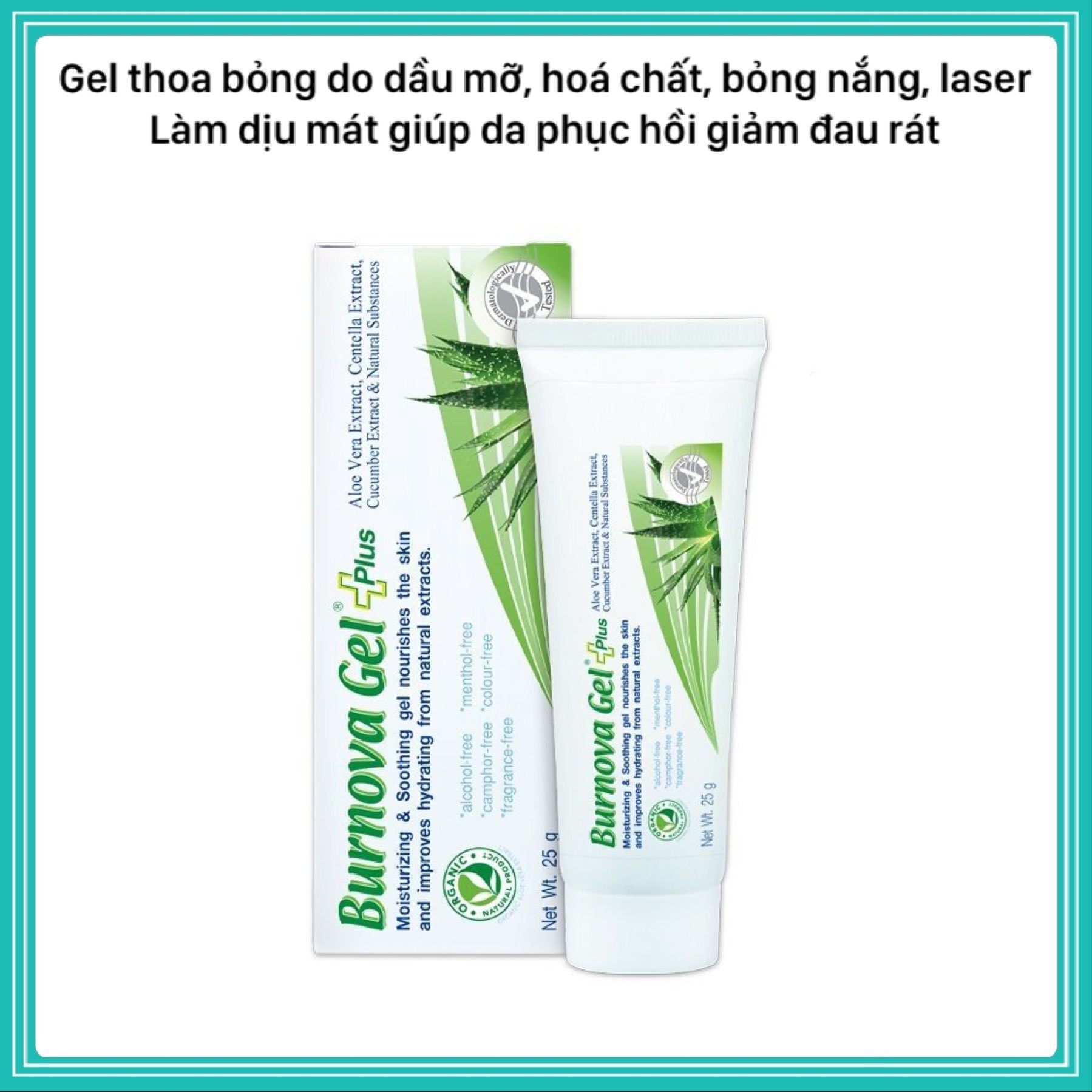 Gel Thoa Bỏng Tái Tạo Da Tổn Thương BURNOVA GEL PLUS