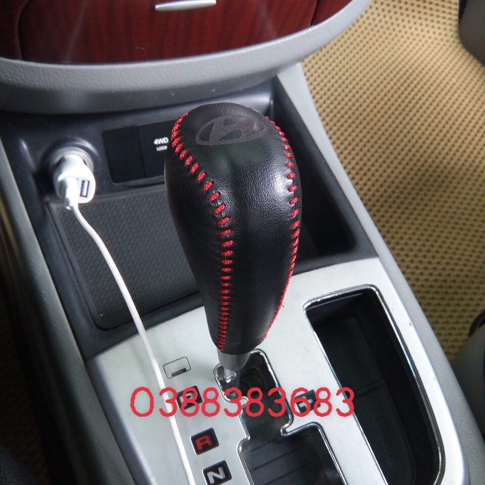 BAO DA CẦN SỐ XE HYUNDAI SANTAFE 2007-2012, DA BÒ TỰ NHIÊN, NHIỀU MÀU SẮC...