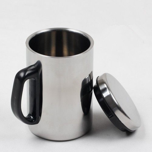 CA GIỮ NHIỆT 500ML INOX CÓ QUAI CẦM TIỆN ÍCH, LY GIỮ NHIỆT CÓ NẮP ĐẬY 2 LỚP GIỮ NHIỆT