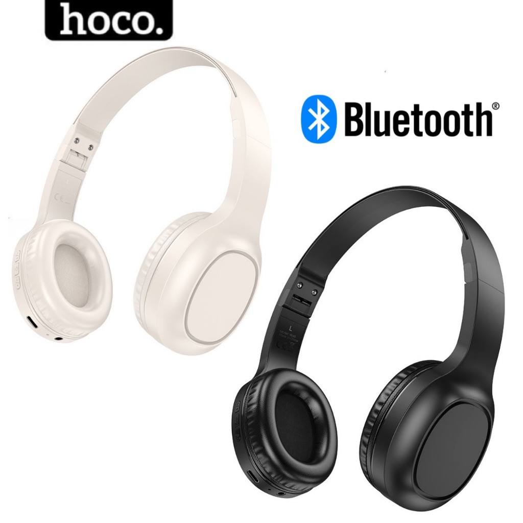 Tai nghe chụp tai bluetooth 5.3 Hoco không dây over ear chơi game nghe