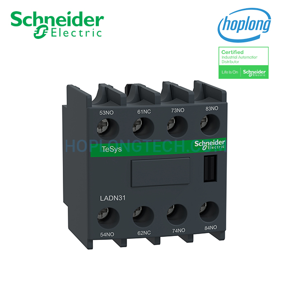 Khối tiếp điểm LADN31 Schneider Auxiliary contact block 3NO + 1NC