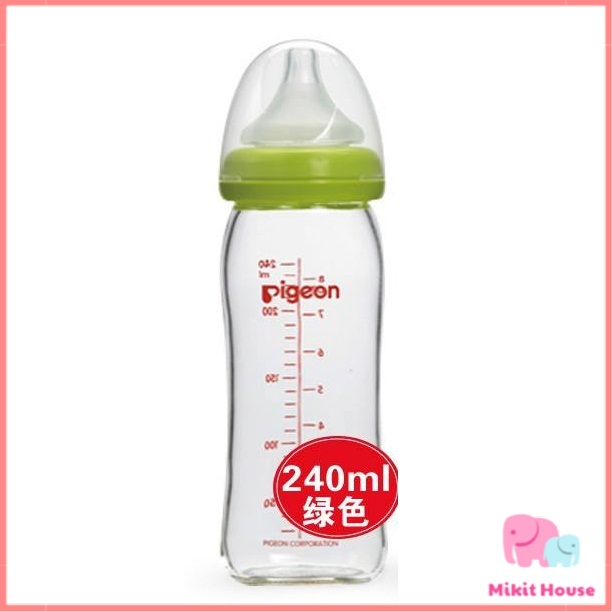 [ Chính Hãng ] Bình sữa Pigeon cổ rộng 160ml/240ml nội địa Nhật - Mikit House