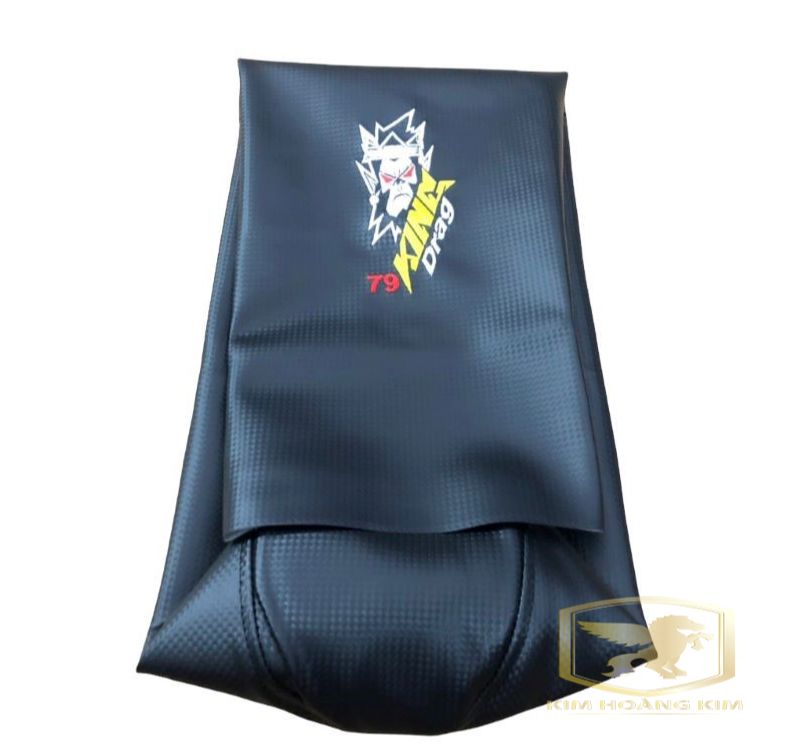 Da yên Kingdrag 3D Thêu chỉ Kiểu Thái màu VÀNG gắn mọi loại xe máy Exciter Winner vario Wave dreamSirius sonic.....