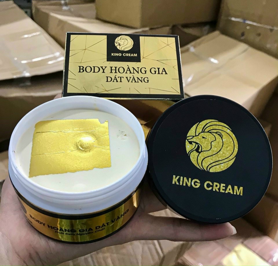 Kem body dát vàng hoàng gia - Kem body hoàng gia dát vàng