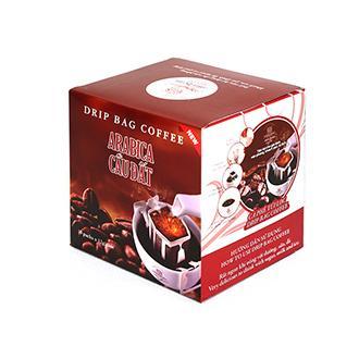 [HCM]CÀ PHÊ TÚI LỌC ARABICA CẦU ĐẤT - HỘP 120g 10gói x 12g