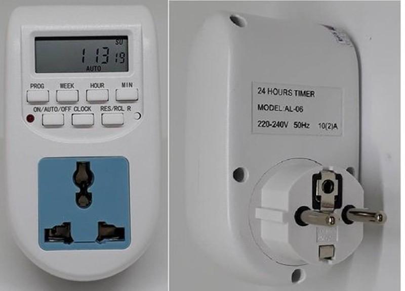 Ổ cắm hẹn giờ bật tắt tự động Digital Timer AL-06 220v 10A Bimbimmart