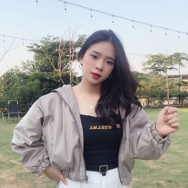 [HÌNH THẬT SẢN PHẨM] Áo Khoác Nữ Hoa Cúc Chất Dù 2 Lớp Siêu Đẹp