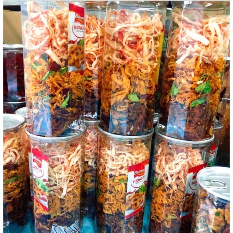 Khô 3 vị mix : khô gà + khô heo + mực sợi hấp dừa