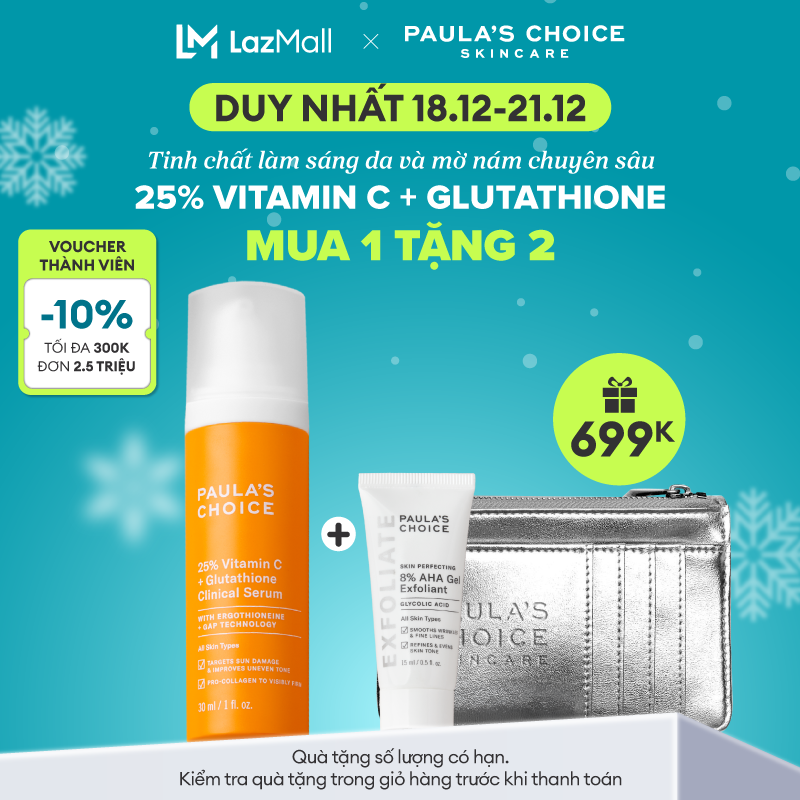 Tinh chất làm sáng da và mờ nám chuyên sâu 25% Vitamin C Paula's Choice 30ml -1490