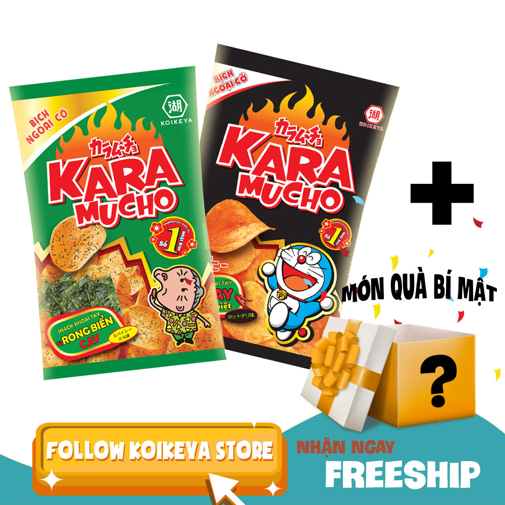 Combo 2 gói Karamucho lát mỏng giòn tan 80g
