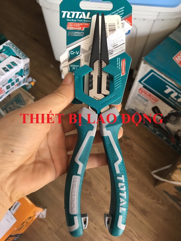 Kềm mũi nhon mỏ dài 8inch cao cấp total tht220806s - tht220806s-1