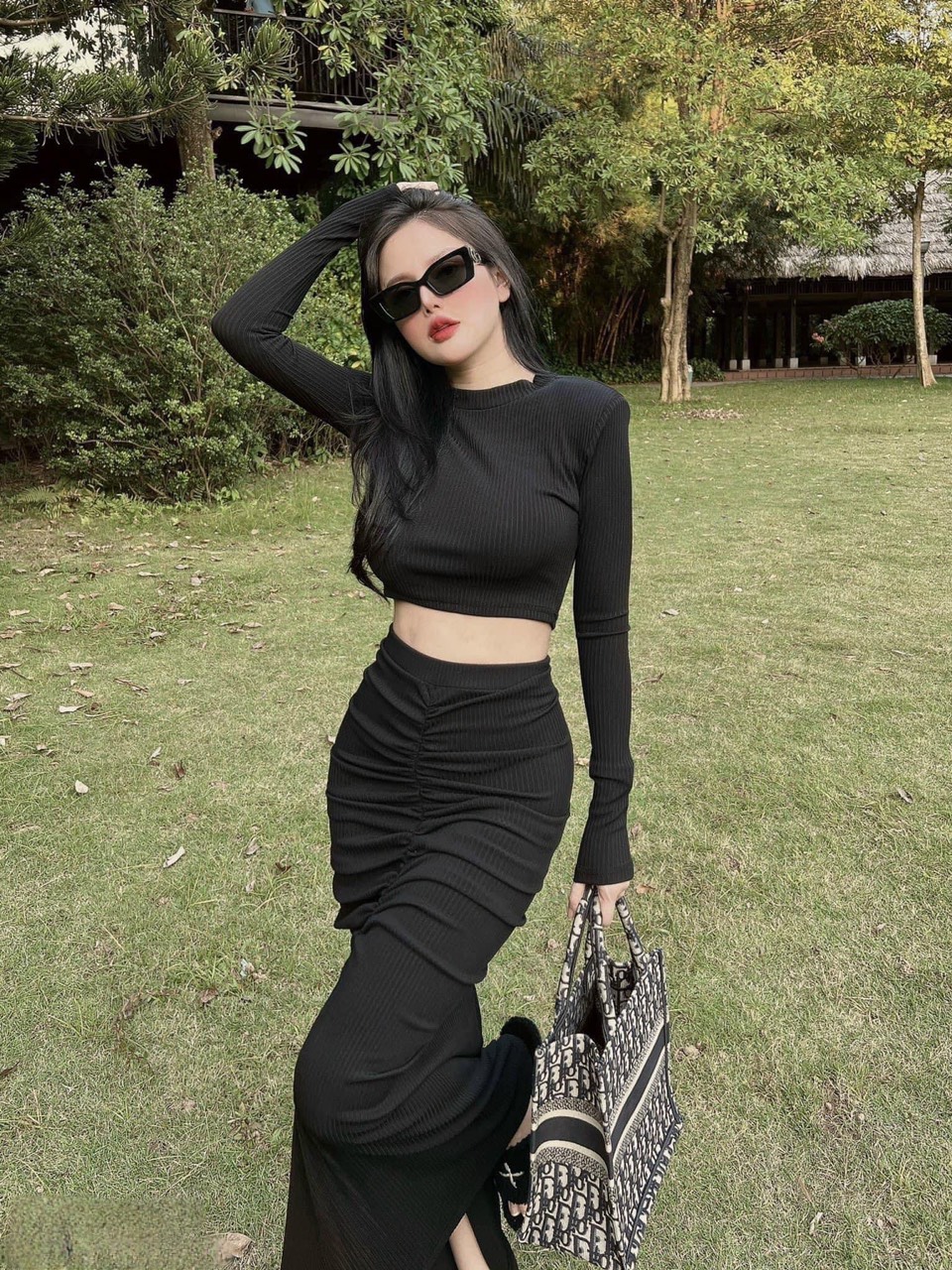 Set Áo Croptop Và Chân Váy Dài Giá Tốt T08/2023 | Mua Tại Lazada.Vn