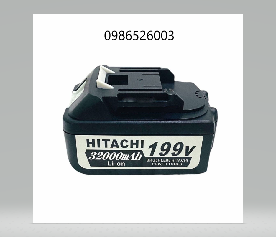 Pin máy siết bulong, máy khoan pin hitachi 10 cell sẵn hàng