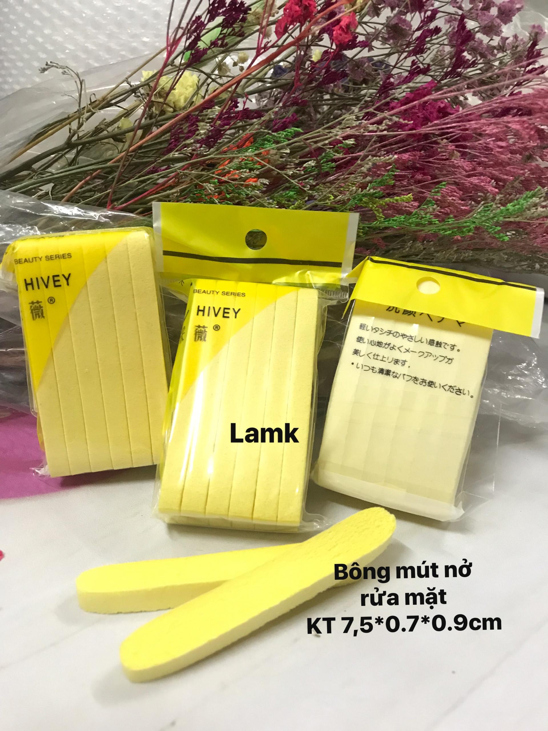 BÔNG MÚT NỞ 12 MIẾNG DÙNG RỬA MẶT TRONG SPA
