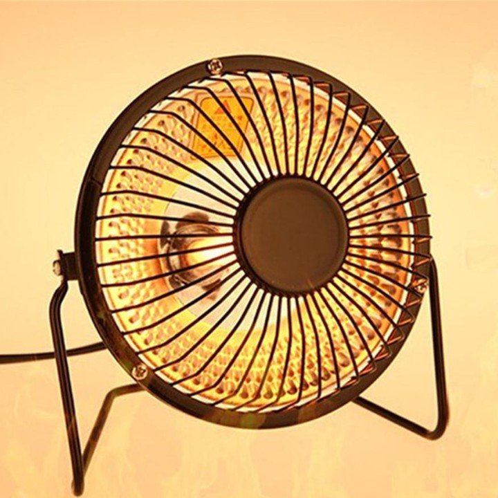 Máy sưởi ấm mini - Heater Fan 360 độ 4 inch - Quạt sưởi để bàn mini